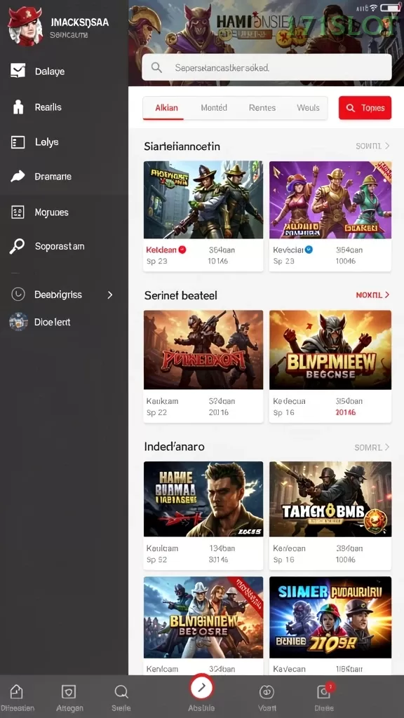 Cuplikan layar OKJKT — halaman utama