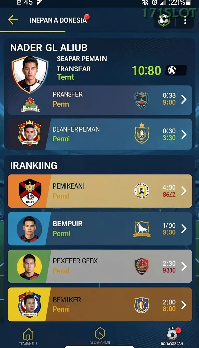 Cuplikan layar GN777 — halaman utama